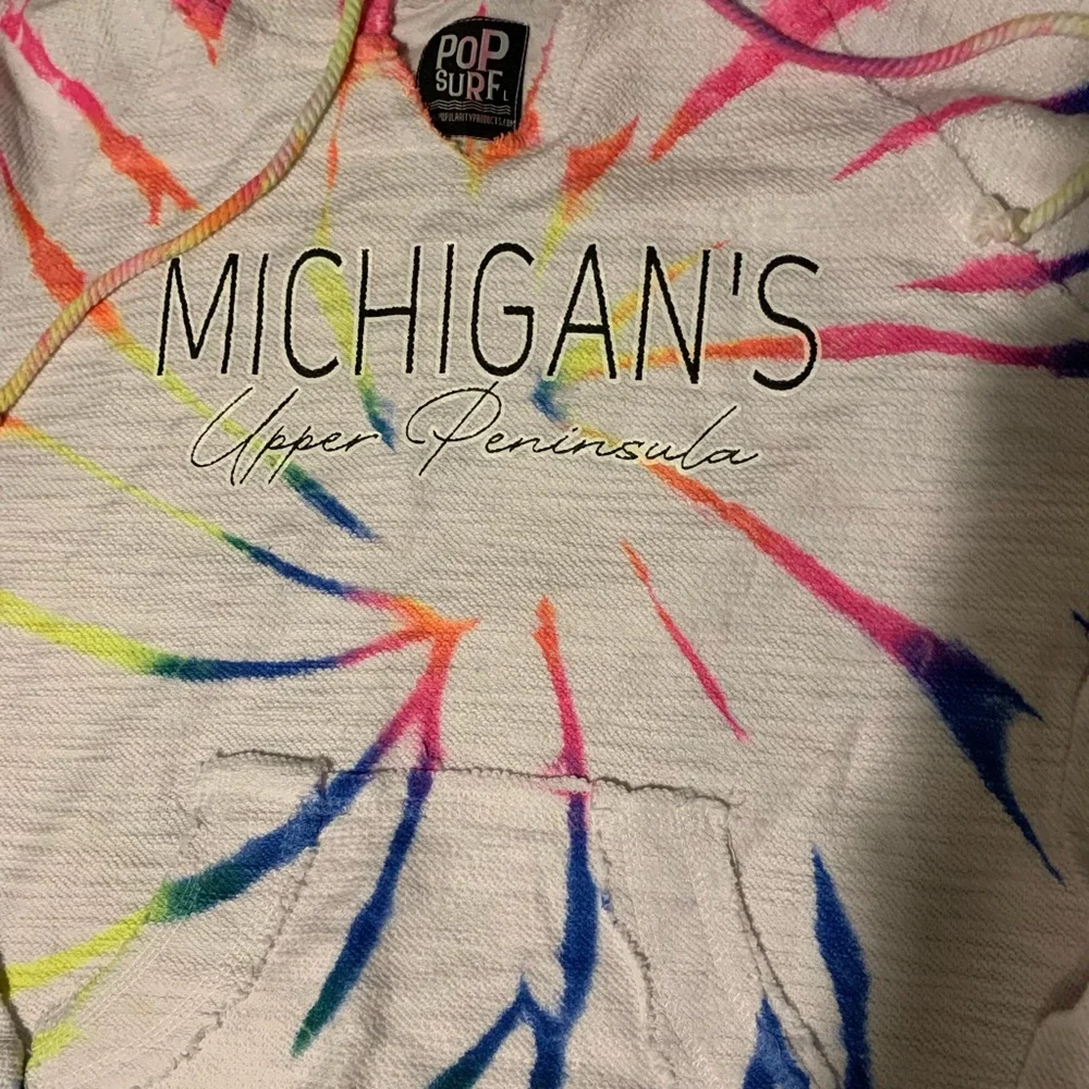 Women size large Terry cloth type hoodie - Picture 2 of 6